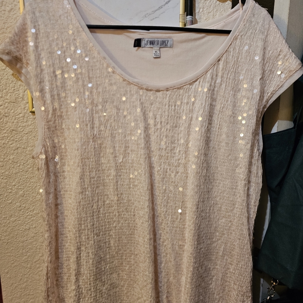 Sequin Jennifer Lopez Top